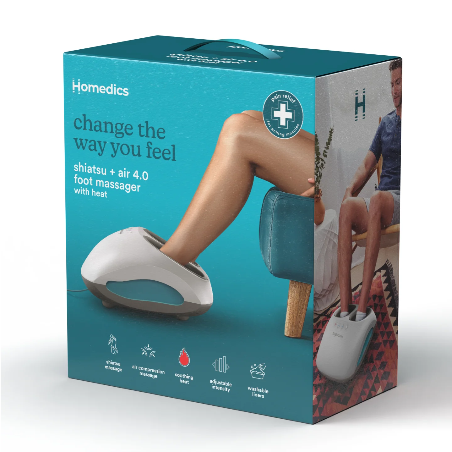 Shiatsu + Air 4.0 Foot Massager with Heat - Image 8